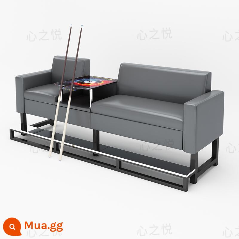 Bàn ghế bi-a mới ghế sofa bi-a ghế bi-a hội trường bi-a ghế đặc biệt ghế xem nhà sản xuất bàn ghế giải trí - Bạc cao cấp 3 người