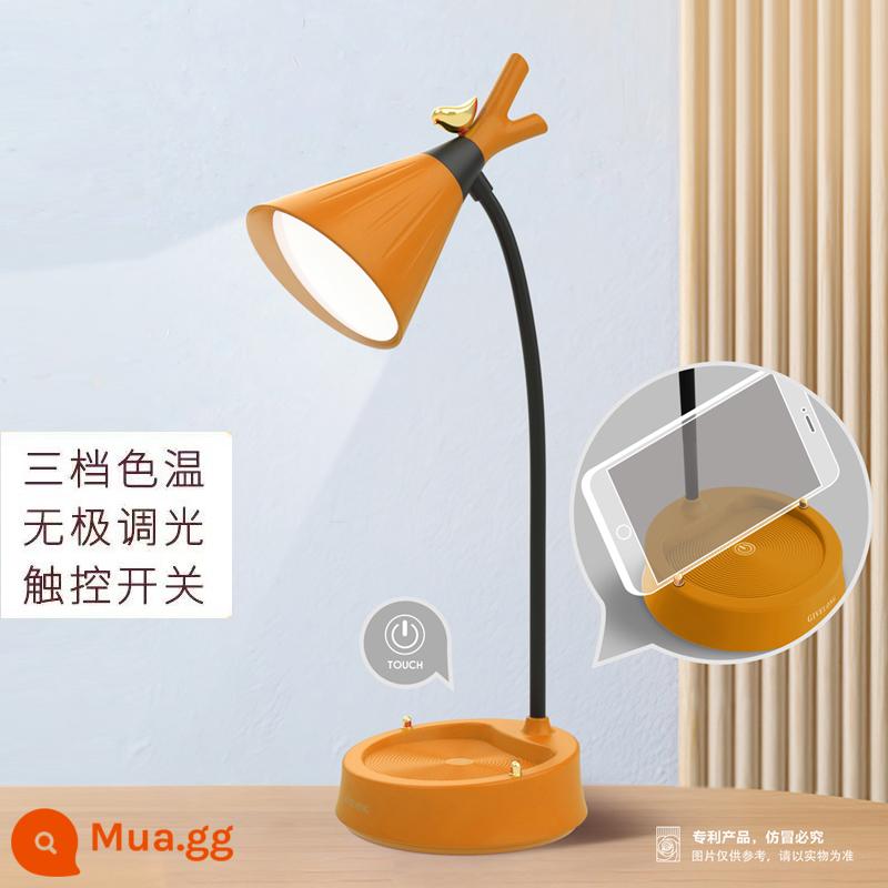 Meng chim học mắt led led lantern usb sạc plug -in đại học sinh viên ký túc xá giường ngủ ký túc xá giường ngủ cô gái trái tim - màu vàng rừng