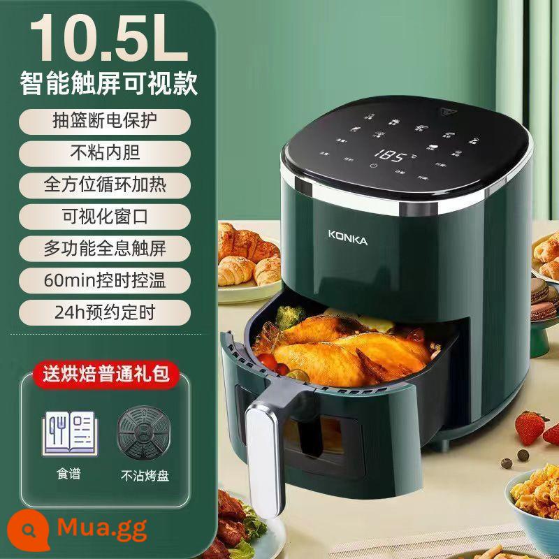 Konka Nồi Chiên Không Dầu Air Fryer Hộ Gia Đình Thông Minh Đa Chức Năng Thị Giác Màn Hình Cảm Ứng Điện Nồi Chiên Không Dầu Công Suất Lớn Lò Nướng Tất Cả - Màn hình cảm ứng toàn phần thông minh 10,5L với model có thể xem trước