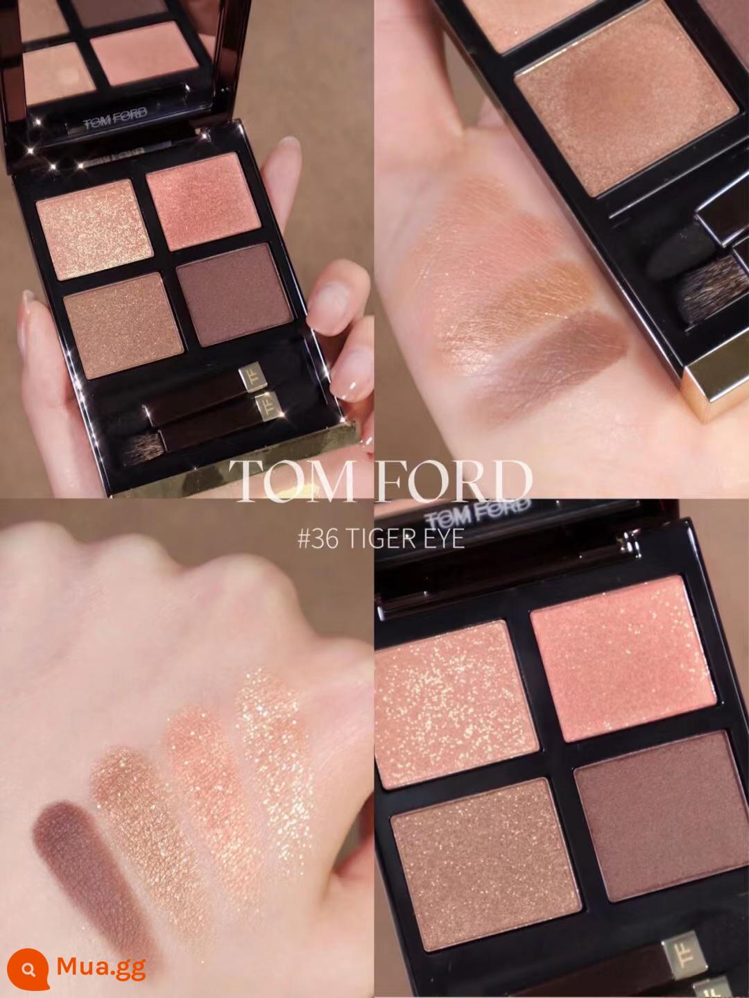 Phấn mắt 4 màu Tom Ford bảng phấn mắt TF mới 39 35 36 37 01 27 30 31 20 03 04 - [36]Đĩa mắt hổ mắt hổ có sẵn hàng