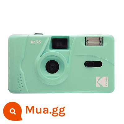 Sản phẩm duy nhất retro/quà tặng siêu Q/máy ảnh Kodak M35 hoàn toàn mới dùng một lần phim 135 đánh lừa với đèn flash - Hồ xanh + hai pin