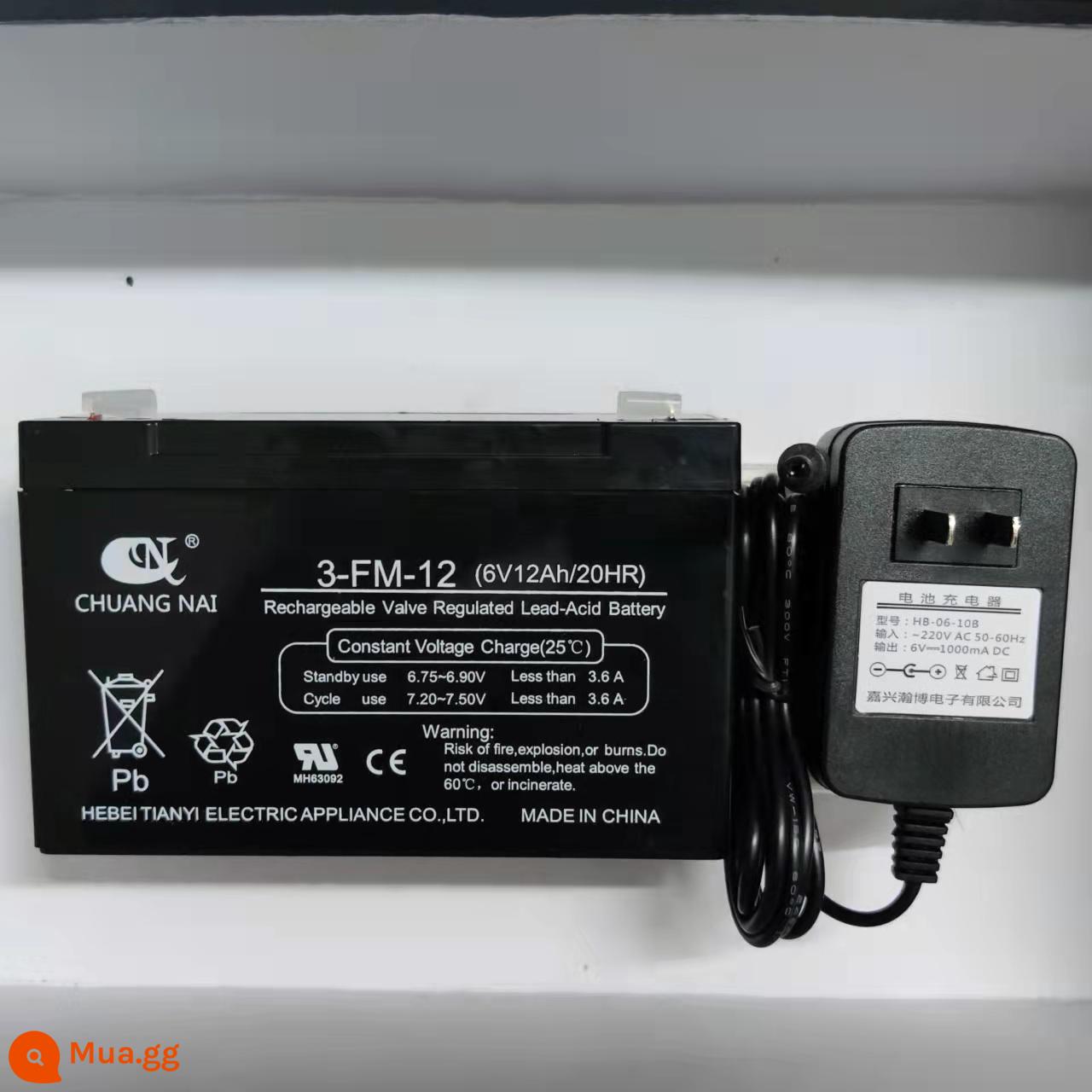 Willite Trẻ Em Xe Máy Pin 6V4AH Xe Đẩy Xe Ô Tô Điện Bé 12V Xe 4 Bánh Xe Ô Tô Đồ Chơi Pin - Đen 6V10AH/6V12 ah Chuangnai+ Sạc