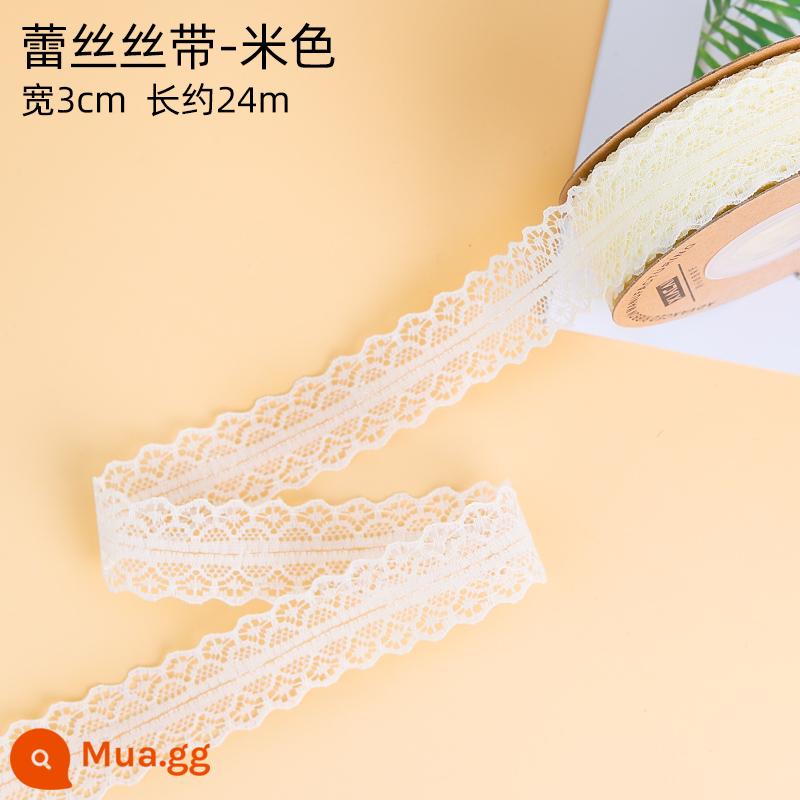 Tiếng Anh ruy băng satin ruy băng có gân bao bì quà tặng hộp quà ruy băng ruy băng dâu tây tháp trang trí bánh ruy băng - Màu vàng chanh