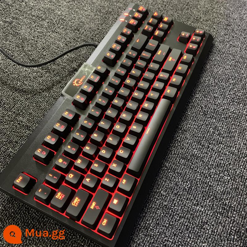 Zhiqi mK780 cherry CHERRY trục xanh trục đỏ trục trà trục bạc Đèn nền RGB lớn tựa tay USB xử lý hàng tồn kho - Zhiqi KM560 Cherry Shaft Đèn Đỏ Chỉ Unpacked 9 Mới