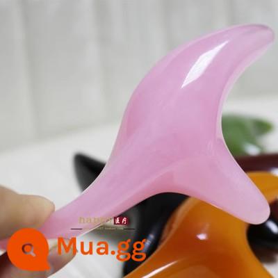 Nhựa sáp ong tam giác đế huyệt massage chim lớn báo chí dính chân massage chân đốt sống huyệt huyệt dính - Resin tam giác chim + tranh chân hồng 1 cái