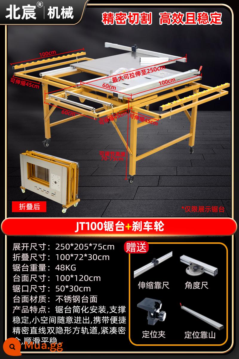 Beichen Chính Xác Xuyên Tâm Cánh Tay Cưa Bàn Gỗ Bàn Làm Việc Không Bụi Phụ Cưa Cưa Không Chổi Than Im Lặng Cưa Đa Chức Năng Tất Cả - Máy cưa bàn trượt chính xác bánh phanh: mẫu bán chạy nhất không bao gồm máy cưa đôi