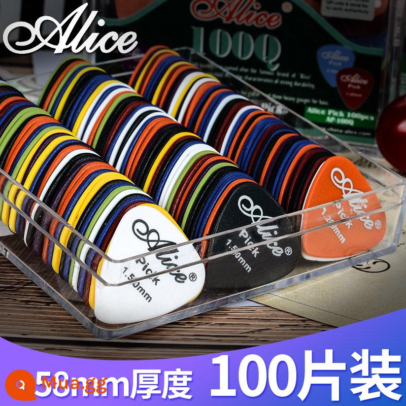 Alice Guitar Paddite Scrub ABS Guitar Guitar Cousin Box - Dày 0,58mm, đóng gói 100 miếng