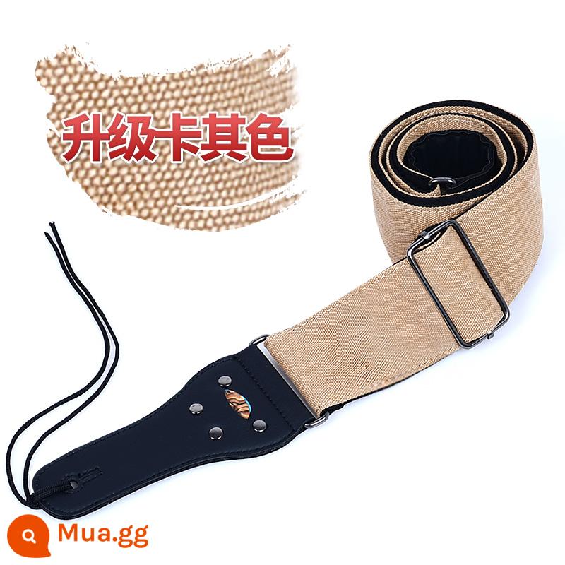 Đàn Guitar Túi Cho Bé Dân Gian Chuyên Nghiệp Mở Rộng Cá Tính Nhiều Màu Sắc Thoáng Mát Cotton Điện Acoustic Đa Năng Dây Đeo Vai Bass - Màu kaki sang trọng & miễn phí 2 lượt chọn