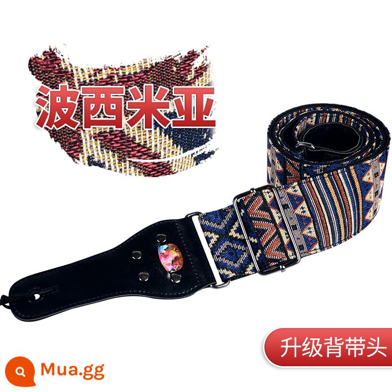 Đàn Guitar Túi Cho Bé Dân Gian Chuyên Nghiệp Mở Rộng Cá Tính Nhiều Màu Sắc Thoáng Mát Cotton Điện Acoustic Đa Năng Dây Đeo Vai Bass - Nâng cấp lên Bohemia và nhận hai mái chèo miễn phí