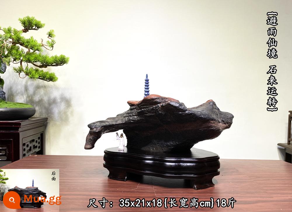 Trang trí đá Lingbi tự nhiên đá thô phòng khách phòng khách Bonsai Taihu Stone Office Xuangan Town House Loc -Water Stone Stone - màu trắng kem