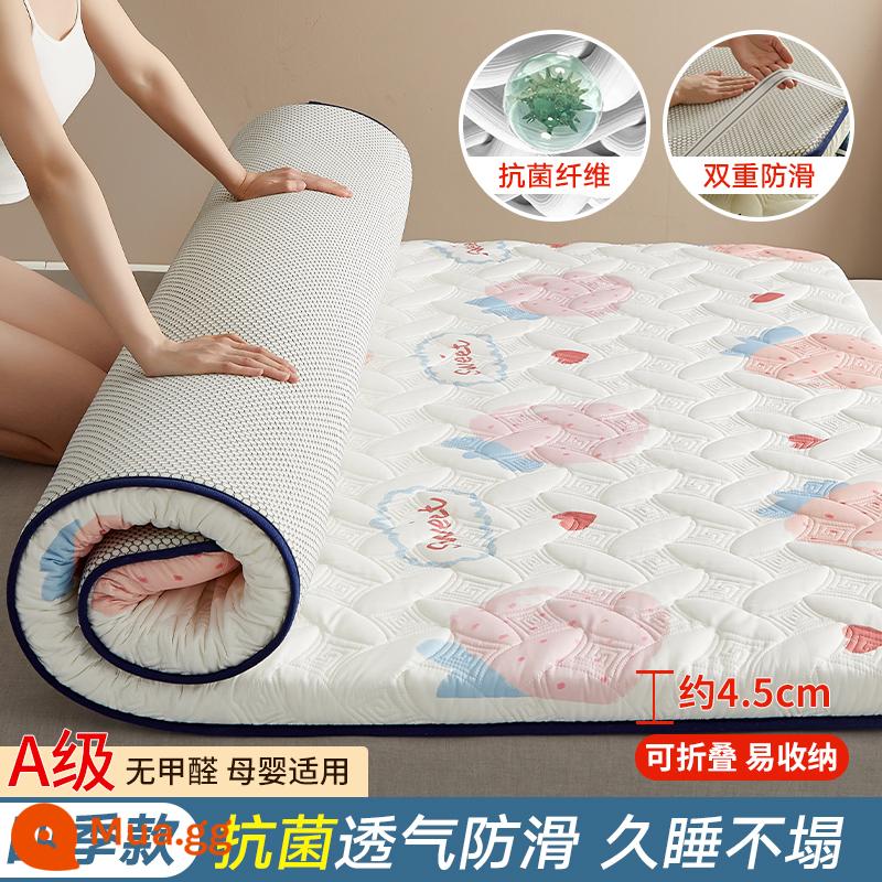 Đệm đệm cho thuê nhà mùa hè đặc biệt ký túc xá sinh viên đơn thảm xốp nệm tatami tầng thảm ngủ - Cô Gái Dâu [kiểu kháng khuẩn] phù hợp mọi mùa