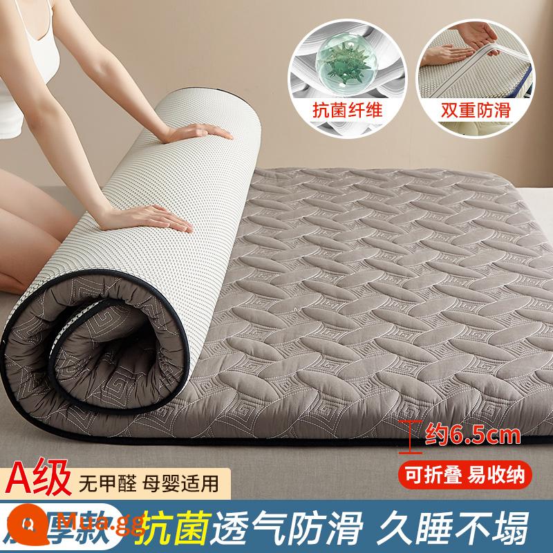 Đệm đệm cho thuê nhà mùa hè đặc biệt ký túc xá sinh viên đơn thảm xốp nệm tatami tầng thảm ngủ - Milan-Coffee Grey [Phong cách kháng khuẩn] ✅Được nâng cấp và làm dày hơn