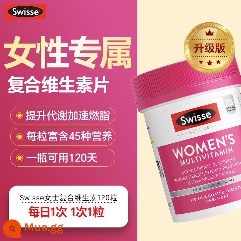 Swisse viên canxi nữ bổ sung canxi nữ sinh viên đại học trưởng thành nữ chuột rút chân loãng xương vitamin D3 hạm - [Bổ sung nhu cầu dinh dưỡng hàng ngày] Vitamin tổng hợp cho phụ nữ 120 viên