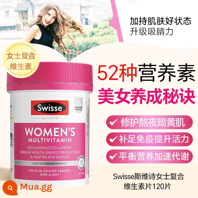 Swisse Tạo Bọt Viên Vitamin C Viên Làm Trắng Da Vết Thâm VC Viên Vitamin C Răng Miệng Miễn Dịch Mạnh Soái Hạm Store Chính Hãng - [Chỉ dành cho nữ] vitamin tổng hợp dành cho nữ sw 120 viên