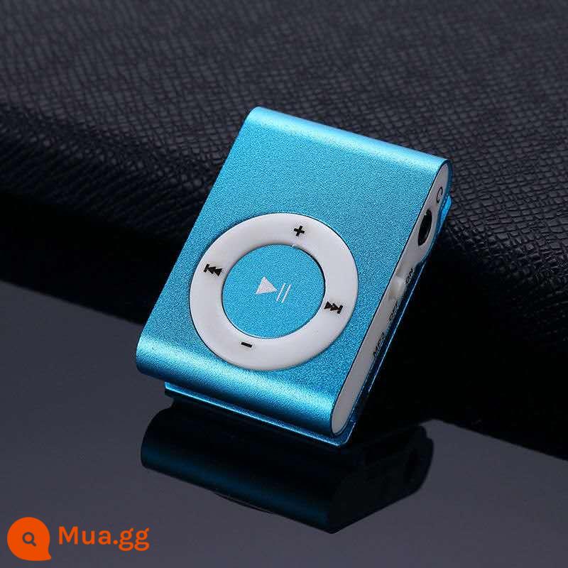 Miễn Phí Vận Chuyển Máy Nghe Nhạc Walkman Kẹp MP3 Có Thẻ Màn Hình Máy Nghe Nhạc MP3 Mini Chạy Thể Thao MP3 Sinh Viên Mô Hình MP3 - kẹp màu xanh