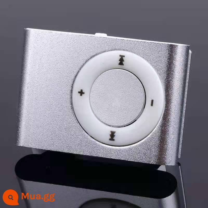 Máy nghe nhạc MP3 MP4 sinh viên thể thao màn hình mini máy nghe nhạc mp3 walkman với loa mini - kẹp bạc