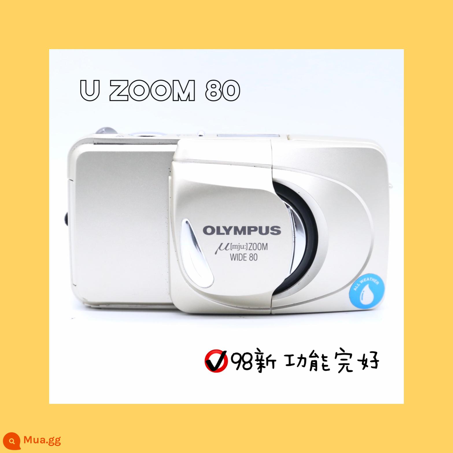 Olympus U2 Cố định Focus U1 U3 Zoom80 115 140 Máy ảnh tiêu cực Zhuangdafei đính kèm pin - U ZOOM 80 98 mới tặng kèm pin