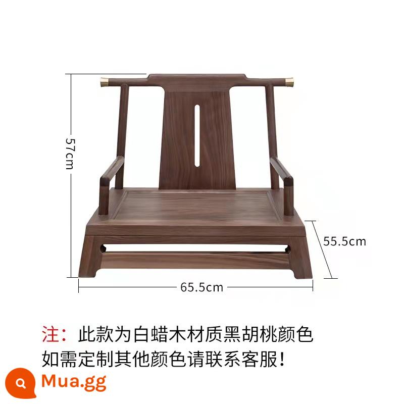 Tatami Tea Bàn Bàn Bàn Bàn cà phê Bàn nhỏ Người lùn Solid Wood Tùy chỉnh Antica Thiền định Bay Bay Bàn gỗ - Ghế gỗ óc chó màu đen tro