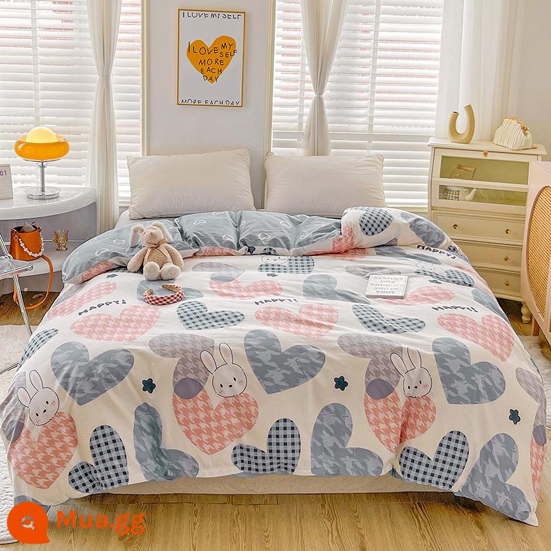 100% cotton Tân Cương vỏ chăn đơn mảnh vỏ chăn cotton 150x200x230 chăn trẻ em đơn 1.5m 180cm2 - Đã lâu rồi N.