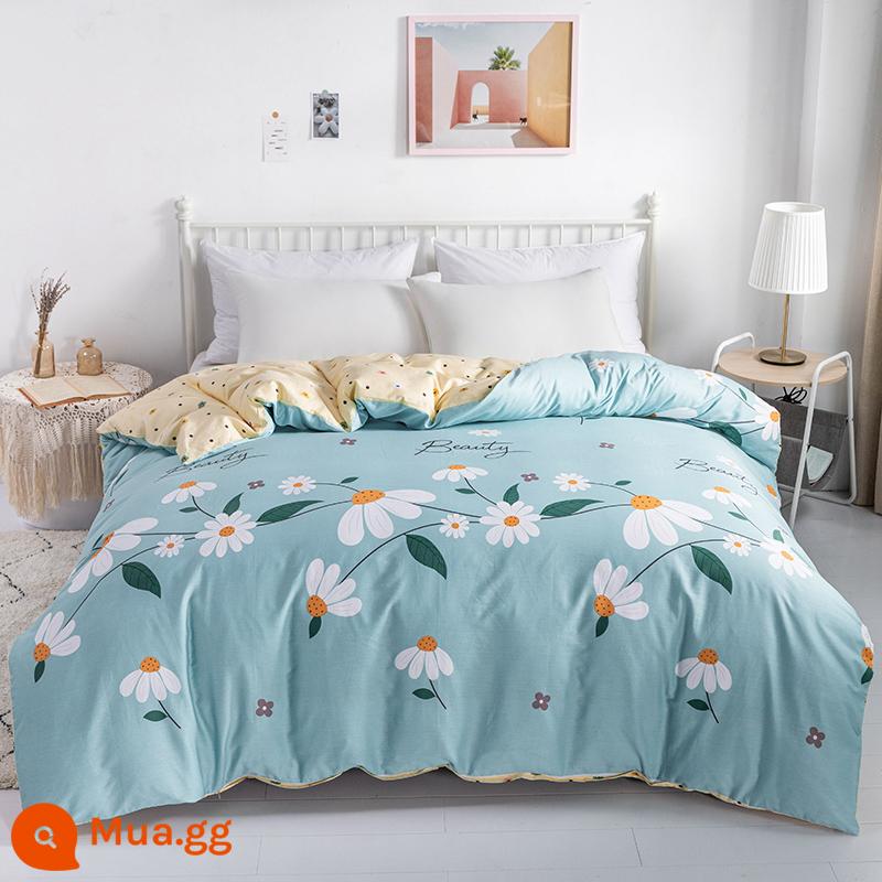 100% cotton Tân Cương vỏ chăn đơn mảnh vỏ chăn cotton 150x200x230 chăn trẻ em đơn 1.5m 180cm2 - Một chiếc lá biết mùa thu