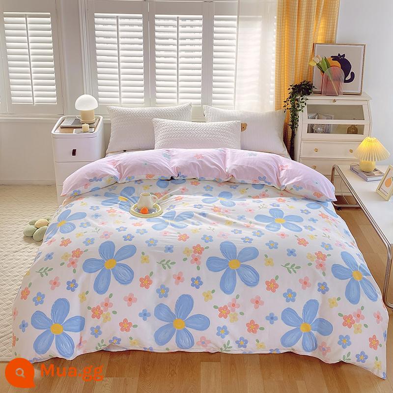 100% cotton Tân Cương vỏ chăn đơn mảnh vỏ chăn cotton 150x200x230 chăn trẻ em đơn 1.5m 180cm2 - Tràn đầy khung cảnh mùa xuân