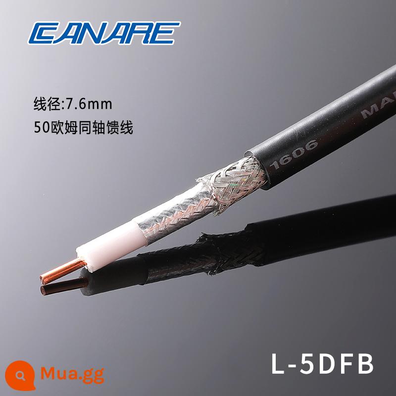 Kanai CANARE Kanami Video Đồng Trục HD-SDI Dòng Chất Lượng Cao L-4CFB/5DFB/LV-61S3D2V - L-5DFB đen 50 ohm - đường kính dây: 7.6mm