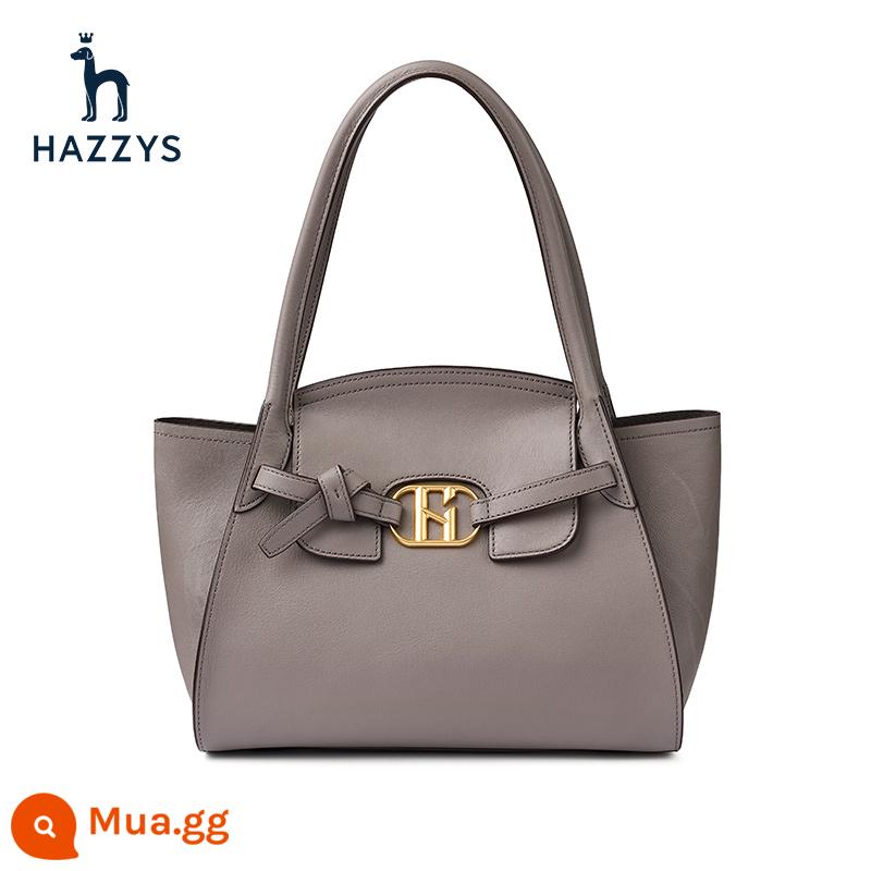 Hazzys Hargis Grey đi lại Túi vai Terminal Bà 2022 Túi xách thời trang mới của Anh - xám