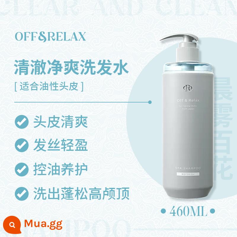 (Ngưng tụ) Xuân về tóc khô! OffRelax suối nước nóng hoặc dầu gội dầu xả 460ml mặt nạ tóc 150g nguyên chất - Dầu gội làm sạch và sảng khoái 460ml - thích hợp cho da đầu nhờn