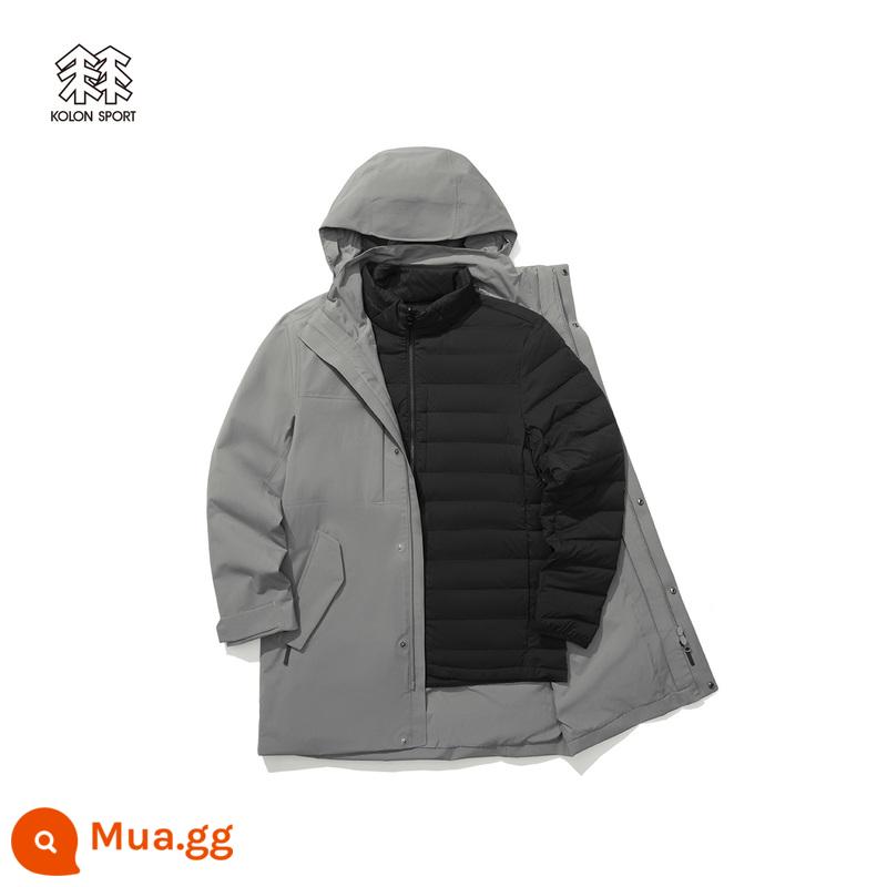 KOLONSPORT Kolon Jacket II áo khoác ngoài trời Gore hai mảnh chống thấm nước dành cho nam giới - CI tro cacbon