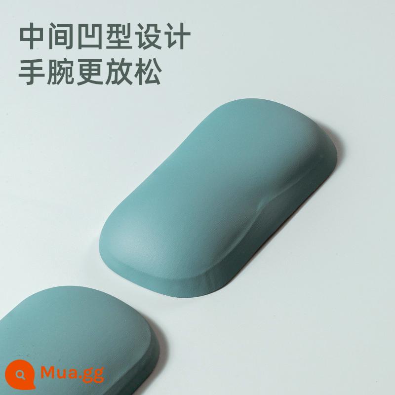 Bàn tay chuột còn lại thoải mái miếng lót chuột tay silicone cổ tay còn lại miếng đệm cổ tay miếng da miếng đệm bàn phím miếng đệm cổ tay gối bé gái - Chuột nhỏ nghỉ ngơi-đêm xanh đậm