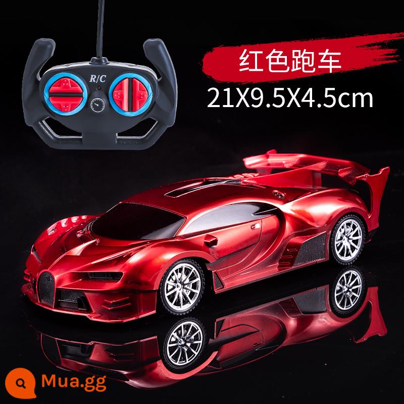 Xe điều khiển từ xa mới bốn bánh tốc độ cao mini có thể sạc lại xe thể thao drift racing đồ chơi trẻ em xe tay cầm - Đèn LED xe thể thao màu đỏ (Bugatti) + tuốc nơ vít