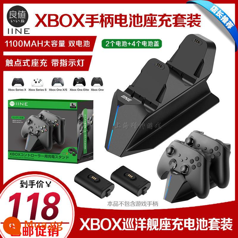 Pin tay cầm Xbox Series X/S đích thực có giá trị tốt Bộ pin sạc lại tay cầm chơi game không dây ONE S - Sạc Cruiser chính hãng giá tốt + bộ 2 pin