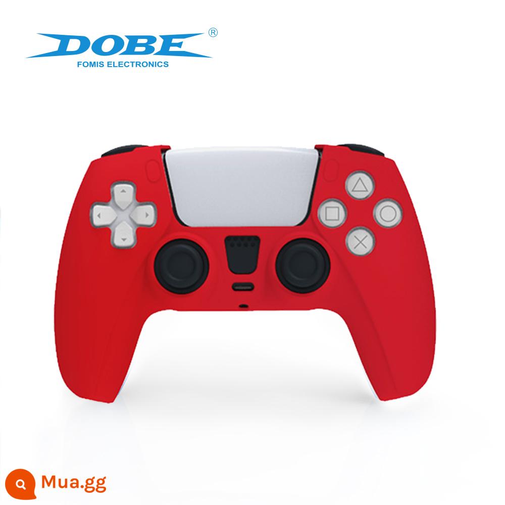 Bao silicon bảo vệ tay cầm PS5 chính hãng Bao silicon bảo vệ tay cầm PS5 Bao bảo vệ tay cầm chơi game PS5 Vỏ mềm chống trượt - Vỏ silicon điều khiển PS5 chính hãng DOBE màu đỏ đi kèm nắp Rocker Cat Claw