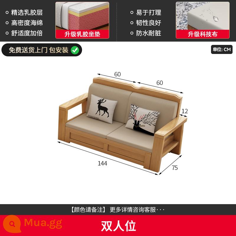 Yamajia hiện đại đơn giản sofa Bắc Âu kết hợp đơn vị nhỏ Phòng khách Phòng khách Trung Quốc Kho lưu trữ mùa đông mùa đông - Ghế đôi