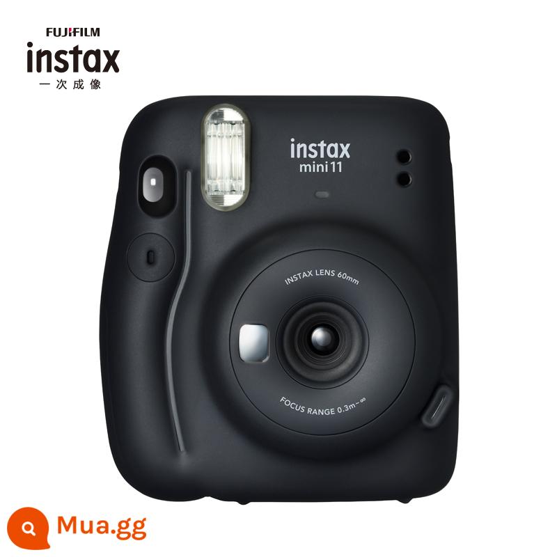 Máy ảnh Fuji mini11 Giấy ảnh Polaroid selfie làm đẹp nam nữ học sinh trẻ em hộp quà tặng máy ảnh hoạt hình - màu xám đêm