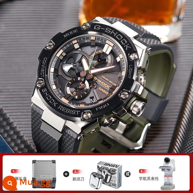 Đồng hồ CASIO nam gshock dập tắt phượng hoàng tim thép bốn thế hệ sáng kiên cường gst-b400 - 14. GST-B100GA-1APRT tặng kèm hộp quà độc quyền + hộp đựng đồng hồ phi hành gia hoặc dao cạo râu