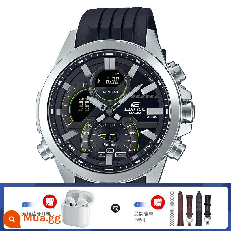 Đồng hồ CASIO Chủ đề đua xe dành cho các chàng trai Heart of Steel Business Ánh sáng kiên cường ECB-2000YPB-1APR - 18.ECB-30YP-1APR tặng kèm hộp quà tặng tai nghe Bluetooth hoặc dây đeo đồng hồ hàng hiệu