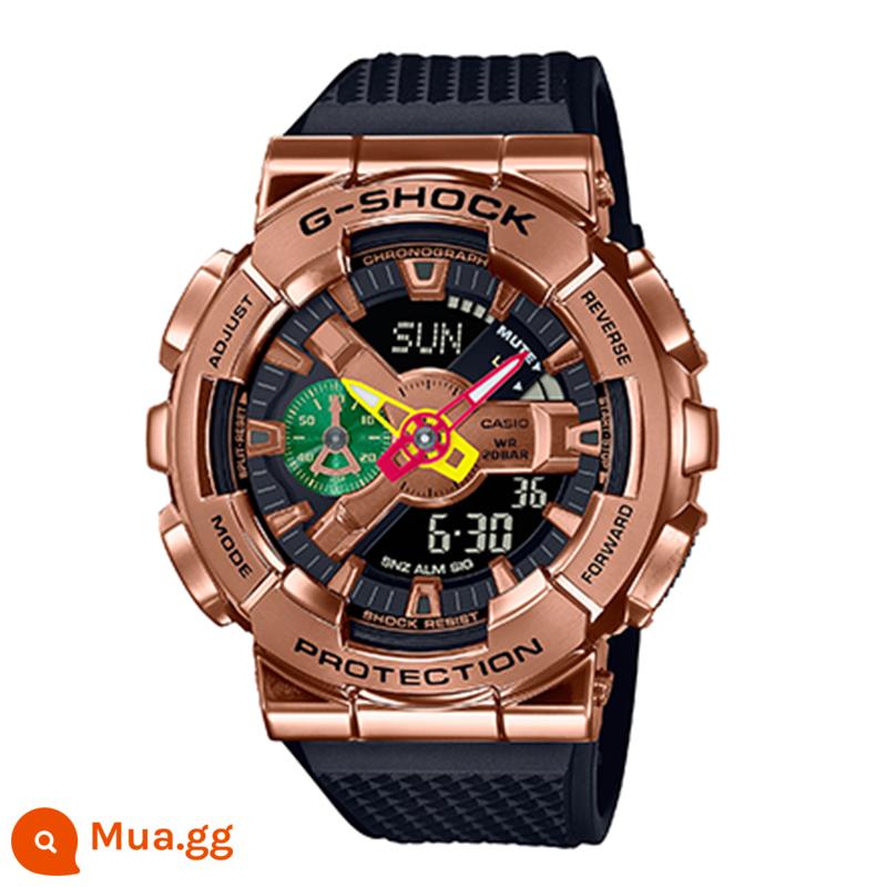 Đồng hồ CASIO nam sinh dập tắt gshock thép trái tim đại dương Poseidon kỷ niệm 35 năm phiên bản giới hạn gm110 - 9.GM-110RH-1APR tặng kèm hộp quà tai nghe Bluetooth hoặc hộp quà vòng cổ ngôi sao