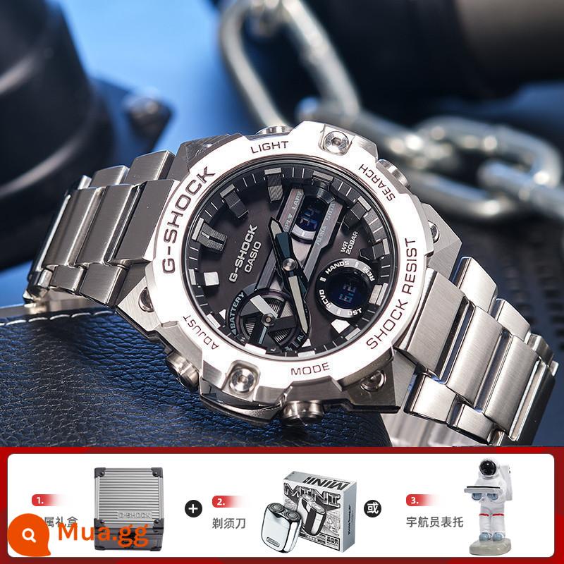 Đồng hồ CASIO nam gshock dập tắt phượng hoàng tim thép bốn thế hệ sáng kiên cường gst-b400 - 3. GST-B400D-1APRT đi kèm hộp quà tặng độc quyền + giá đựng đồng hồ phi hành gia hoặc dao cạo râu