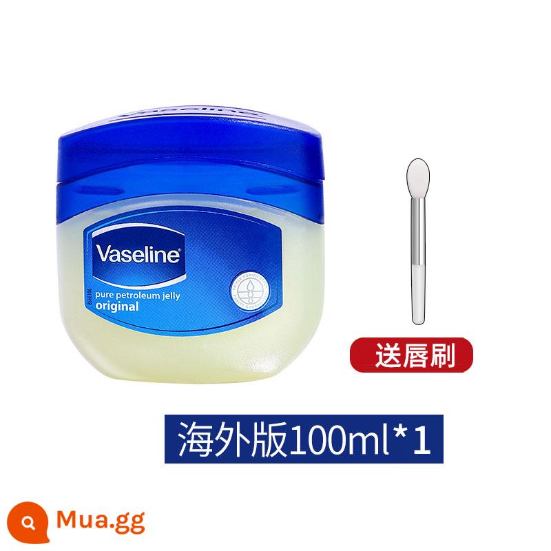 Vaseline dưỡng môi sửa chữa pha lê đông lạnh sữa dưỡng thể nữ tay chân chống khô dưỡng ẩm dưỡng ẩm da tay màng phim 100g - Crystal Jelly 100ml phiên bản nước ngoài + cọ môi