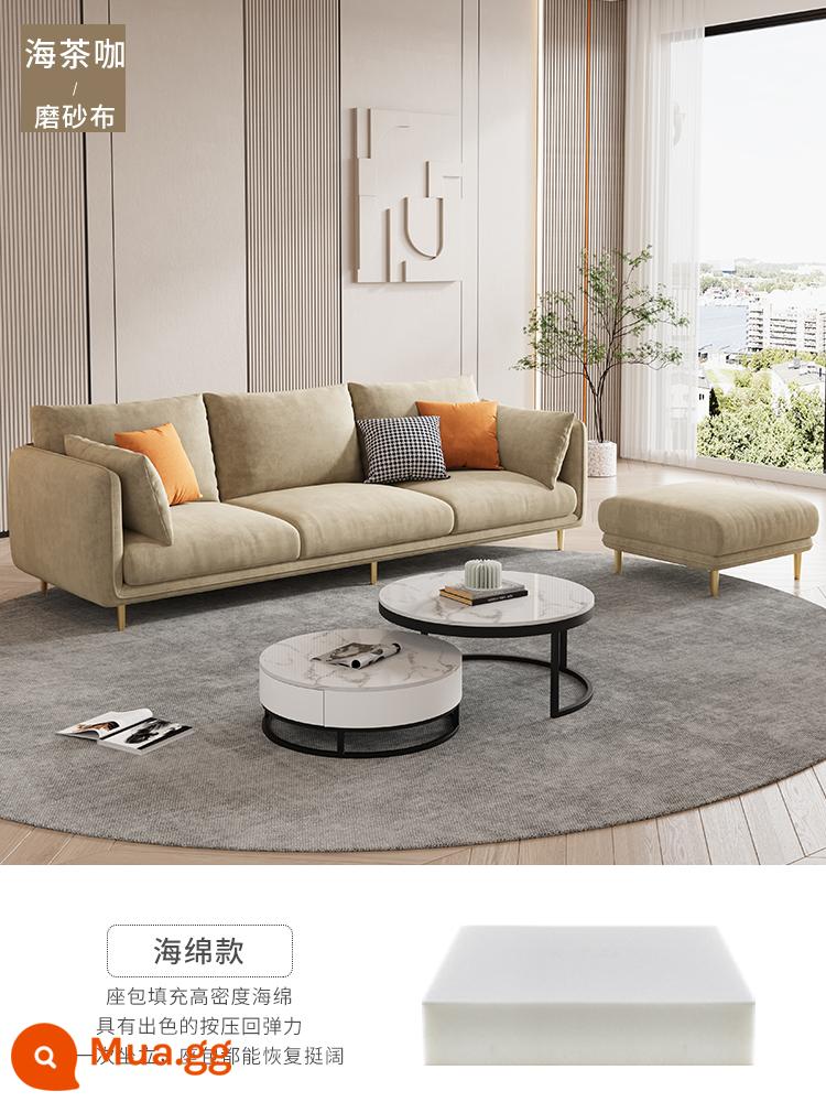 Hiện đại và đơn giản 2021 sofa vải phòng khách mới căn hộ nhỏ Phong cách Bắc Âu nhẹ nhàng sang trọng kết hợp nhà cho thuê - Haichaca Scrub-[Miếng bọt biển]