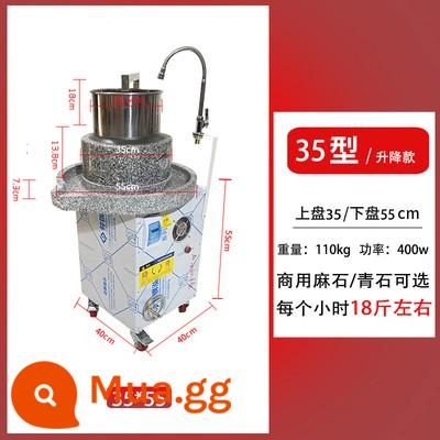 Cối xay đá điện máy làm sữa gạo cối xay đá máy xúc xích bột thương mại than chì quy mô lớn sữa đậu nành đậu hoa máy dán mè tự động - Đá granite 35*55 có thang máy