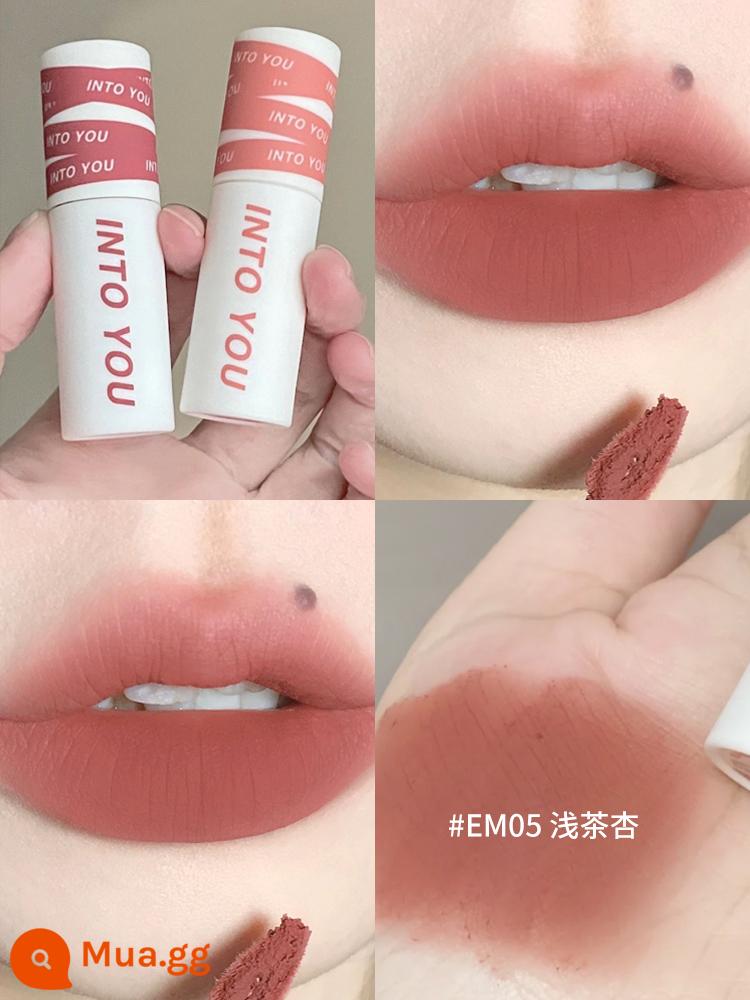 intoyou fingertip lip men son môi into you lip mud màu nude intoooyou Dầu Ấn Độ intoyoy - EM05 Trà mơ nhẹ nhàng Retro nhẹ nhàng