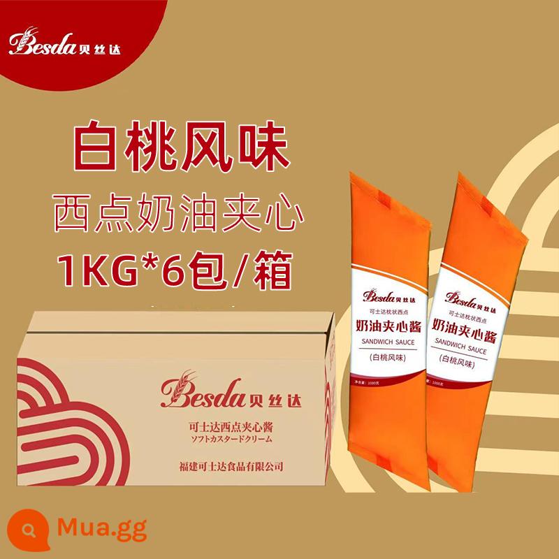 Fujibei Costar Nhân Sốt Mãng Cầu Phô Mai Trứng Phô Mai Sô Cô La Lòng Đỏ Trứng Sữa Chua Xoắn Nguyên Hộp - Hộp đầy đủ hương đào trắng [Besida]