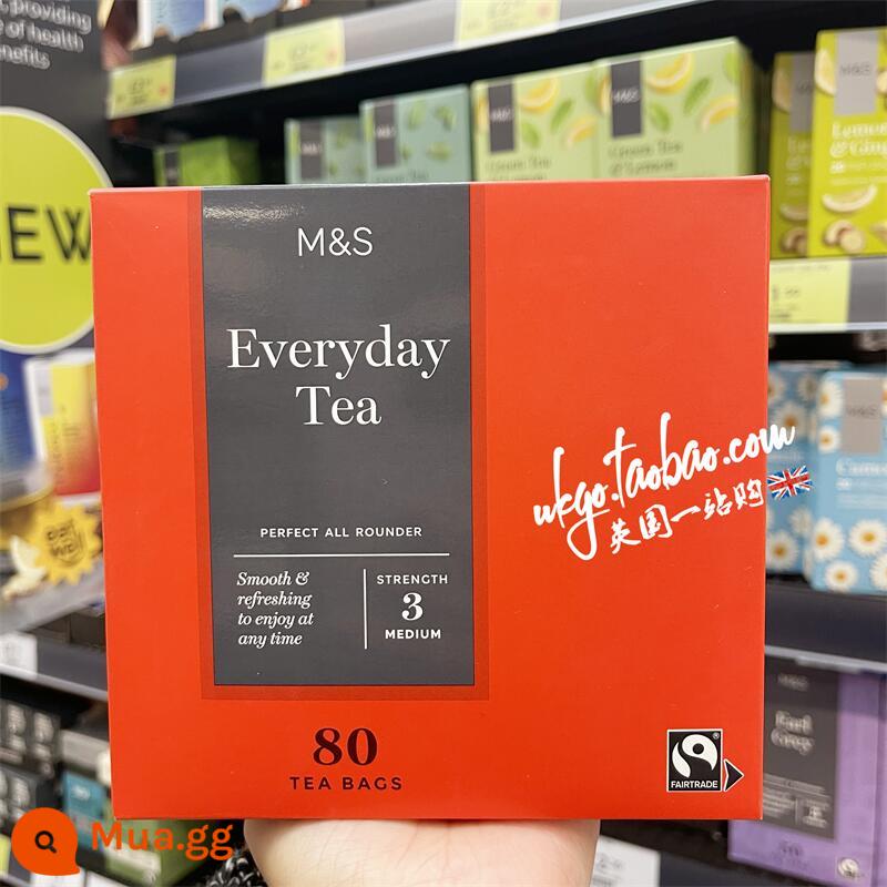 Tô Châu giao ngay Anh nhập khẩu M&S Martha trà đen vàng sang trọng Hồng Kông trà sữa kiểu espresso trà đen 80 túi trà - Trà hàng ngày 80 túi