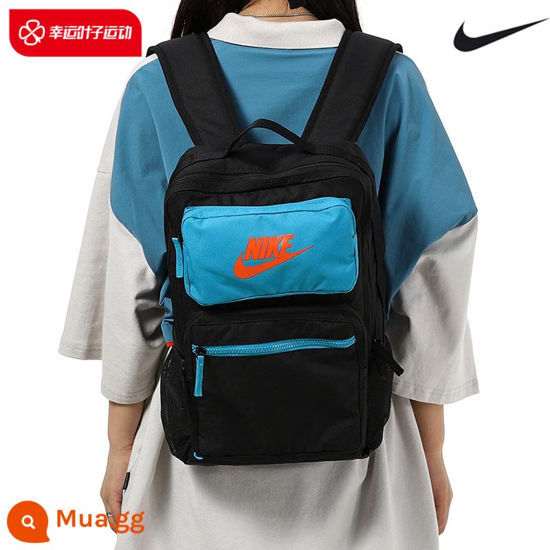 NIKE Nike học sinh trung học cơ sở cặp học sinh trung học ba lô túi thể thao sức chứa lớn mới ba lô ba lô màu đen - BA6170-011/Kích thước: 27*13.5*42.5cm