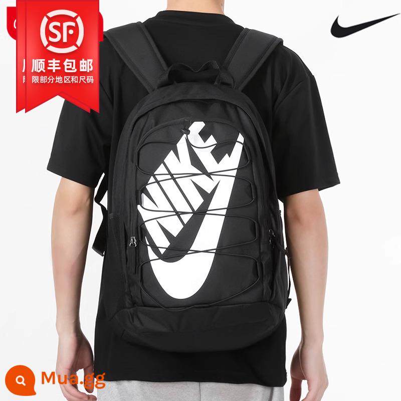 NIKE Nike học sinh trung học cơ sở cặp học sinh trung học ba lô túi thể thao sức chứa lớn mới ba lô ba lô màu đen - DV1296-010/kích thước: 34*22*48cm