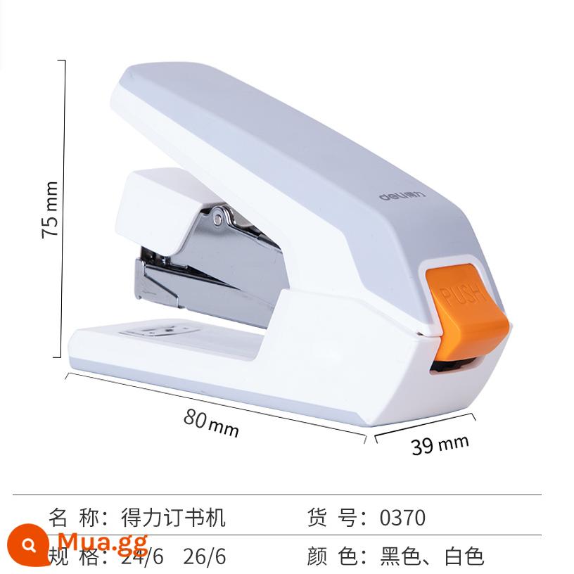 Đa tỉnh miễn phí vận chuyển kim bấm hiệu quả và tiết kiệm sức lao động 0370 kim bấm văn phòng phù hợp với doanh nghiệp 0012 kim bấm thông thường sinh viên xách tay kim bấm di động dễ thương văn phòng phẩm - Trắng