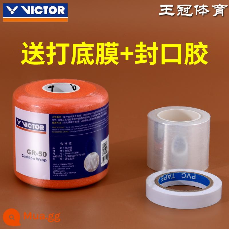 Phim đệm Yonex vợt cầu lông hấp thụ sốc phim tay gel đệm phim đệm phim tay cầm cơ sở phim niêm phong keo - Phim Chống Sốc Victory Cam + Phim Sơn Lót + Keo Dán