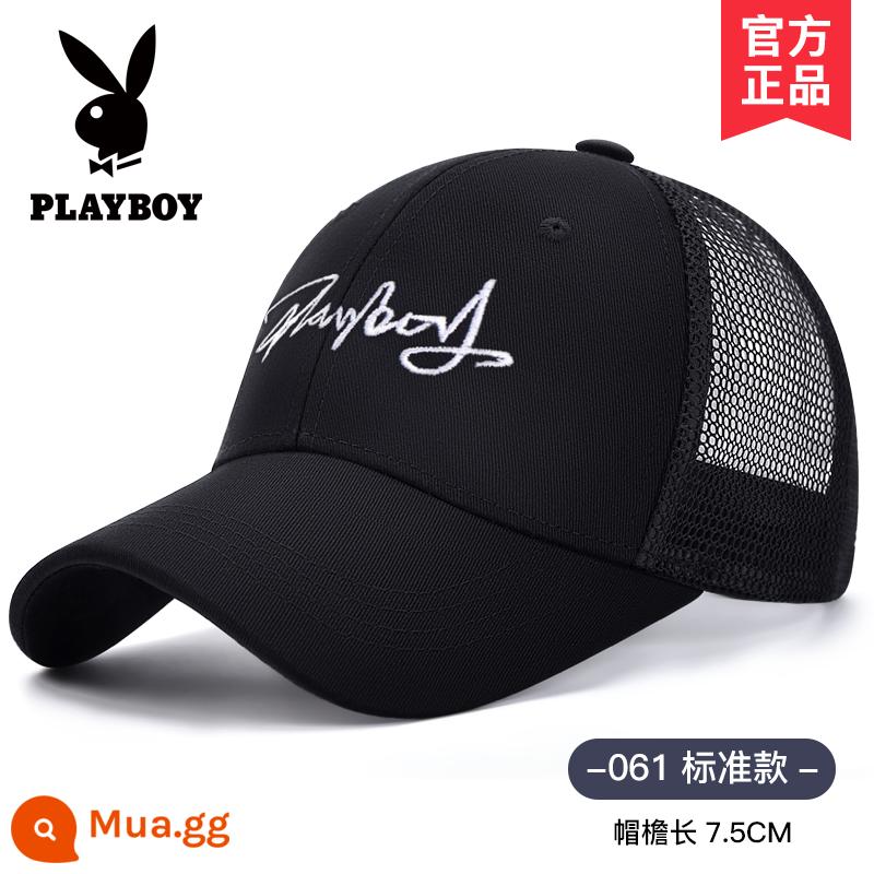 Nón Playboy nam mùa hè mũ bóng chày che nắng mùa hè thương hiệu sành điệu đỉnh cao nón lưỡi trai chống nắng che nắng cao cấp mỏng - [Nửa lưới tiêu chuẩn]061-9B